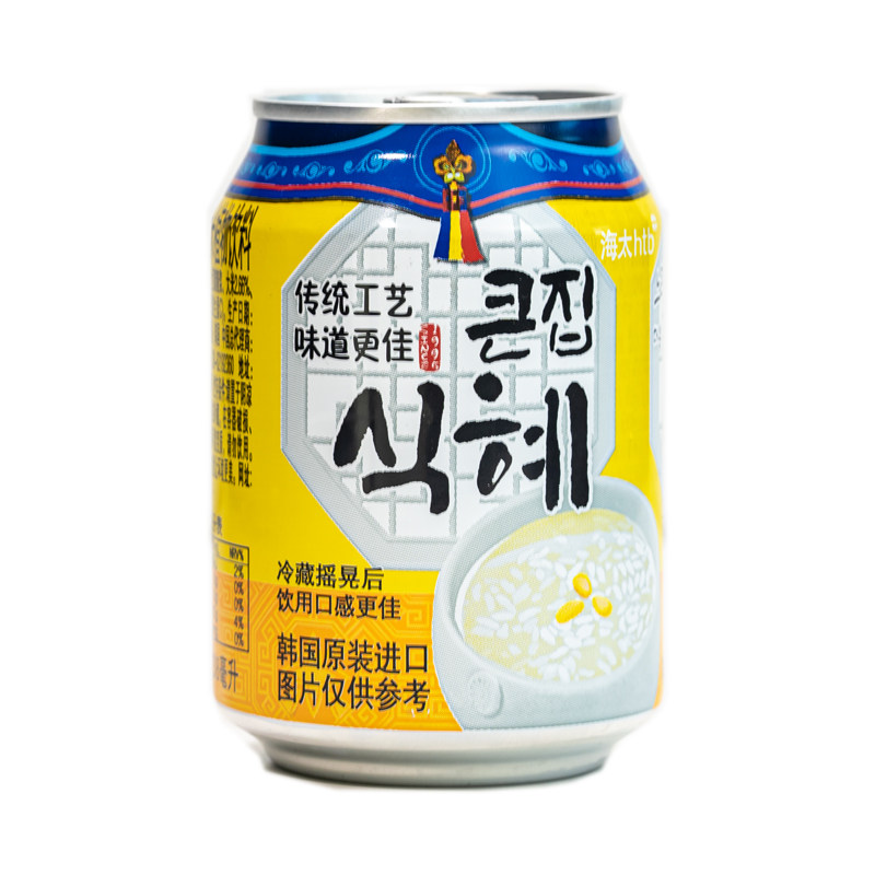 韩国进口原装海太奶家大米饮料整箱饮品甘米汁 238ml*12罐礼盒装