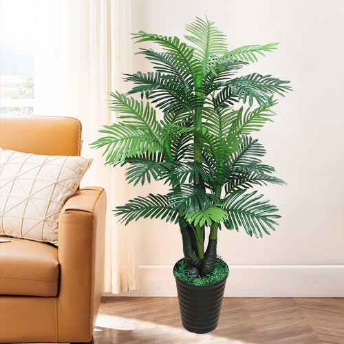 高端仿真绿植盆栽摆件客厅大型假植物塑料室内装饰散尾葵落地假花