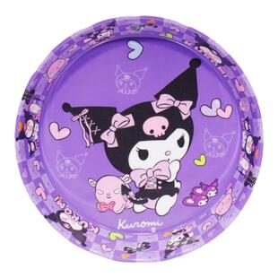 儿童卡通早餐盘子6寸可爱防摔密胺圆盘家用宝宝水果盘零食甜品盘