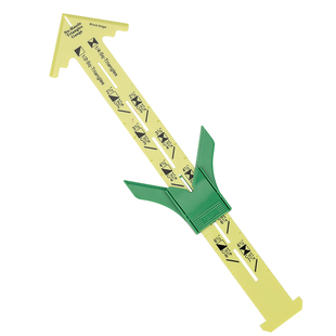 DIY多功能缝纫五合一拼布尺子画图尺原装拼布尺拼布工具裁缝尺