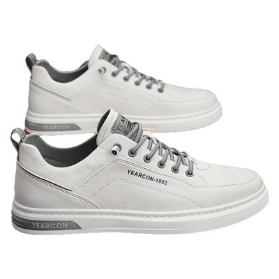 意尔康男鞋2026新款小白鞋男皮鞋