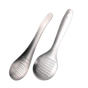 不锈钢磨蒜泥神器手动磨姜勺子家用生姜压汁工具擦姜末神器磨研器