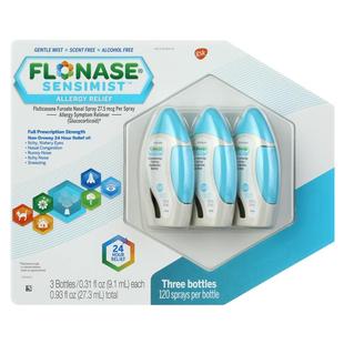 美国直邮 Flonase鼻炎喷剂鼻敏感季节性喷雾缓解喷剂120喷