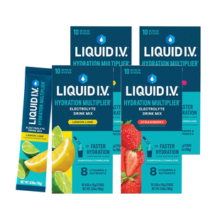 【4盒囤】Liquid小燃条功能饮料电解质粉冲剂运动浓缩液 官方旗舰