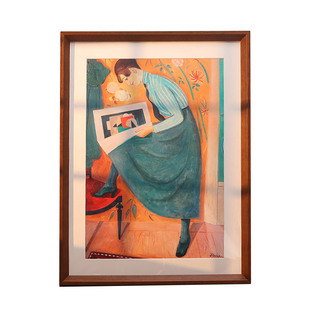 实木画框装裱A3A4纸油画4k8k八开24寸16木质框架大相框挂墙