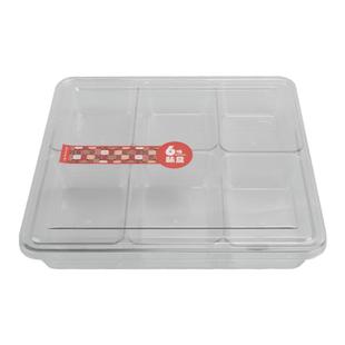 亚克力带盖调味盒八格摆摊料盒商用冰粉配料盒收纳盒调料组合套装