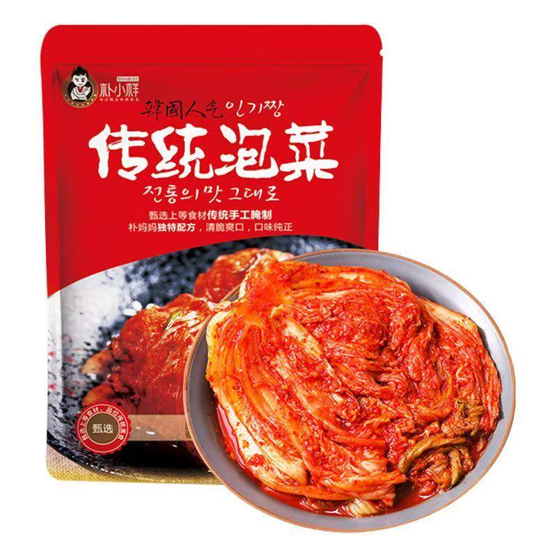 朴小样韩式泡菜辣白菜酸辣开袋即食整颗泡菜东北朝鲜族小菜下饭菜