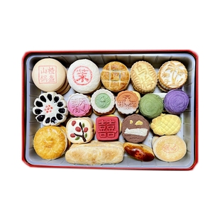 正宗三禾北京稻香村糕点礼盒京八件特产小吃零食蛇年春节送礼真空