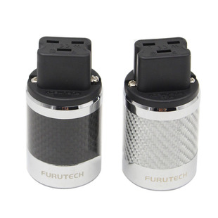 声弦古河电源插头尾插HIFI镀佬碳纤维DIY发烧音响20A英式品字尾插