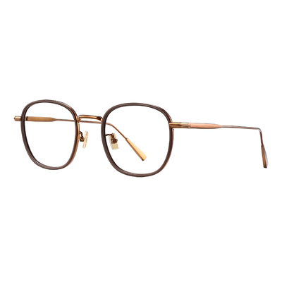 茶棕色眼镜框防蓝光素颜超轻