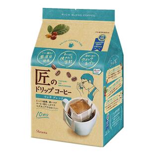 现货日本进口片冈手冲滴滤式醇厚香浓速溶挂耳纯咖啡粉下午茶袋装