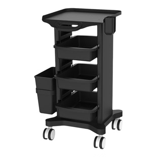 金属牙科口扫治疗车医用美容院仪器采耳设备洁牙移动多层置物架子