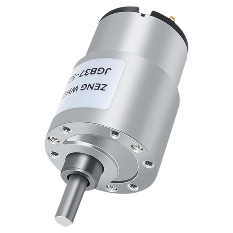JGB37-520微型减速正反转调速直流电机6V 12V24V智能四驱车马达