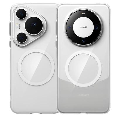 不变黄透明磁吸华为轻薄手机壳