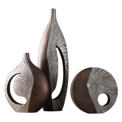 高档花瓶玄关电视柜高级感摆件