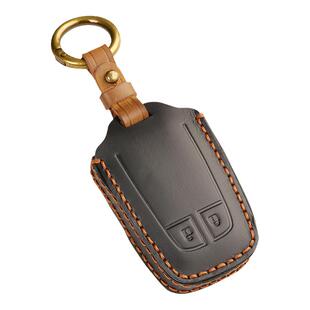 五十铃DMAX钥匙套新款铃拓瑞迈MU-X牧游侠皮卡高档真皮扣汽车壳包