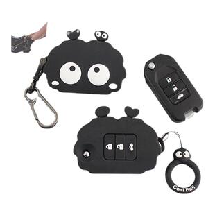 适用本田汽车折叠钥匙套思域URV冠道雅阁CRV飞度缤智凌度可爱煤球