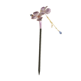 SORO苏绒【珠坠雅簪】原创设计非遗绒花发簪新中式发饰女头饰簪子