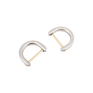 化妆包改造马蹄扣D扣可拆卸u形扣半圆扣diy包包金属挂钩五金配件