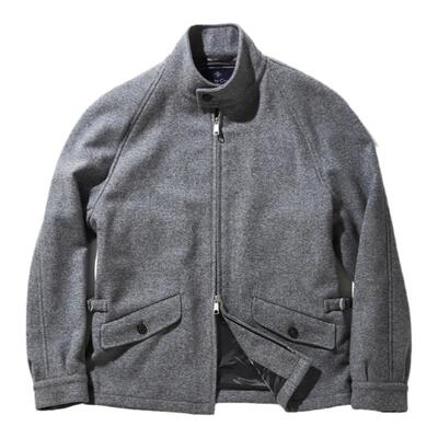 立领冬季微宽松100%羊毛外套