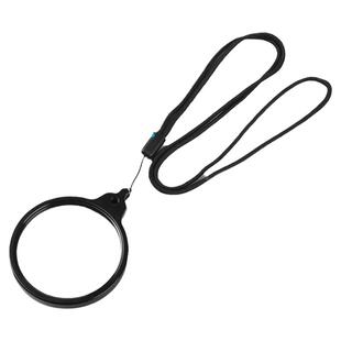 太阳火高清20倍手持挂脖便携式放大镜光学玻璃镜直径55mm老人阅读看药品说明书手机电子元件维修旅游携带方便