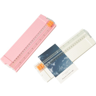 桌面裁纸刀 便携可放包包手动切纸刀切便签照片裁纸小型神器机安静书相片裁纸切割器手账a5a6裁剪A4