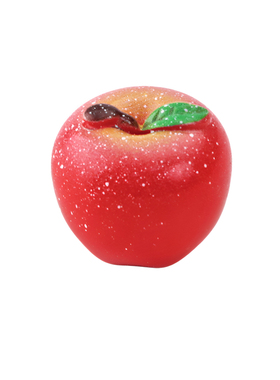 夜光雪顶红苹果仿真微缩食玩