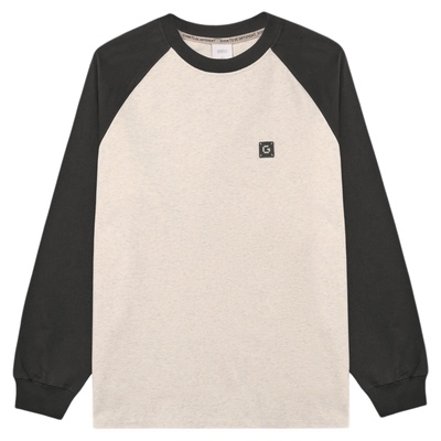 GWIT复古拼接撞色长袖T恤