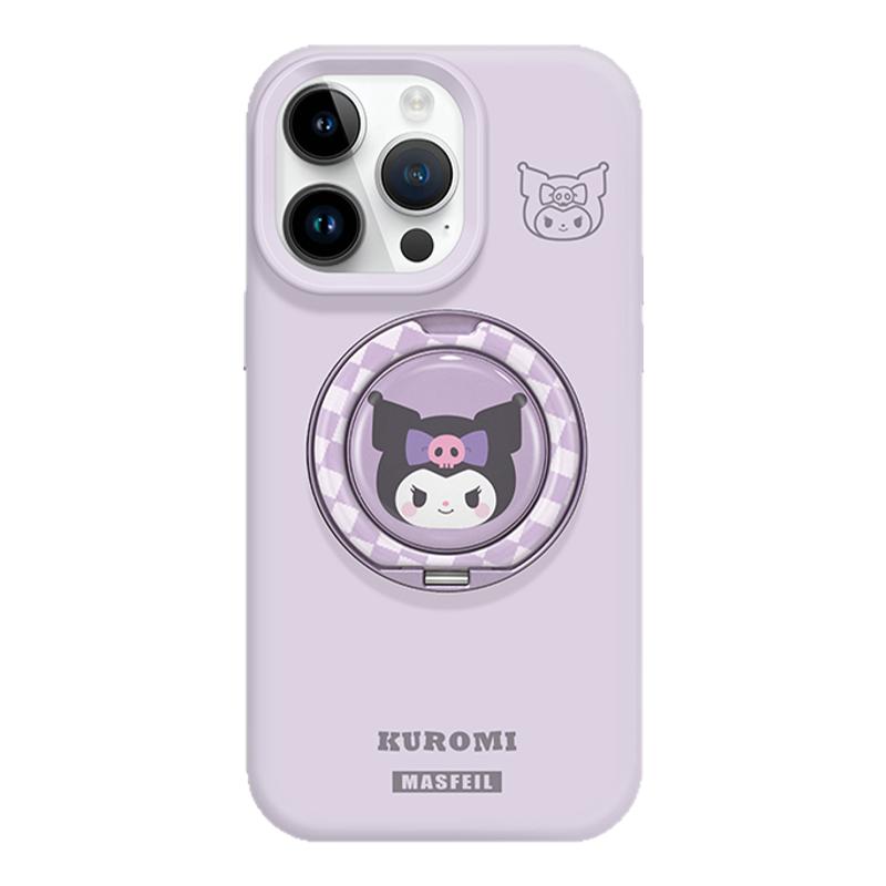 MASFEIL × 可爱叛逆兔适用苹果18Promax手机壳新款16带支架iPhone17Pro保护套Eo1支点液态硅胶13pm高级15女
