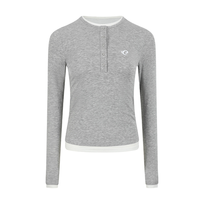 【Endweep官方店】亨利领修身长t