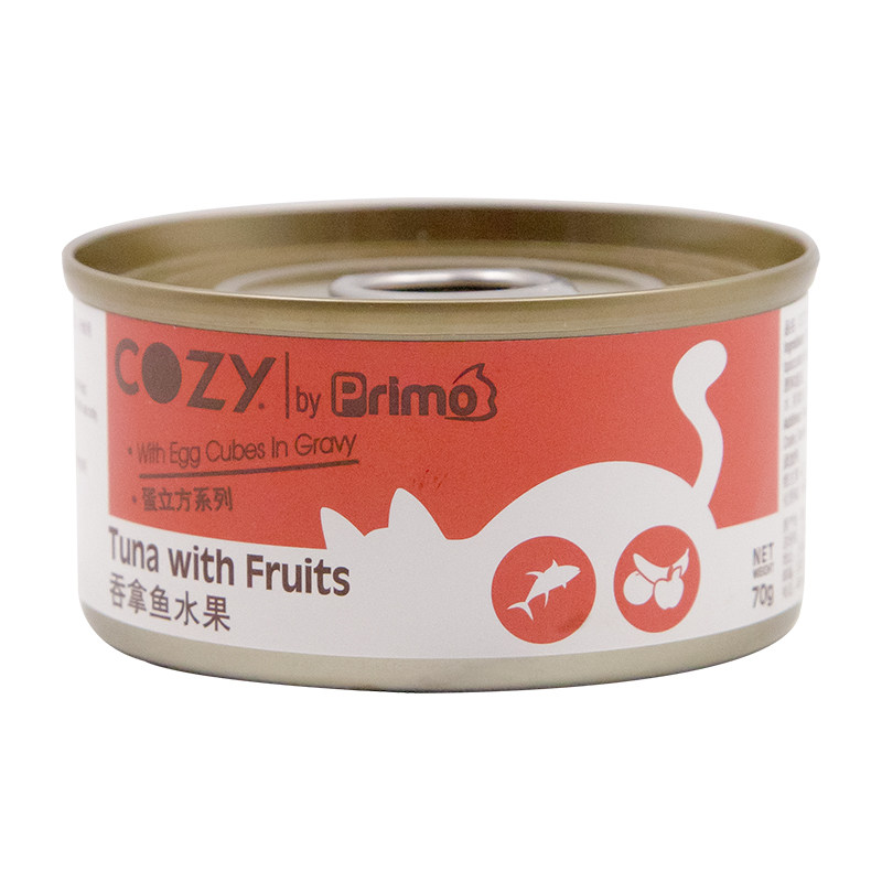 仁可宠物进口Primo佰慕蛋立方猫罐头成幼猫补水汤罐猫零食湿粮70g