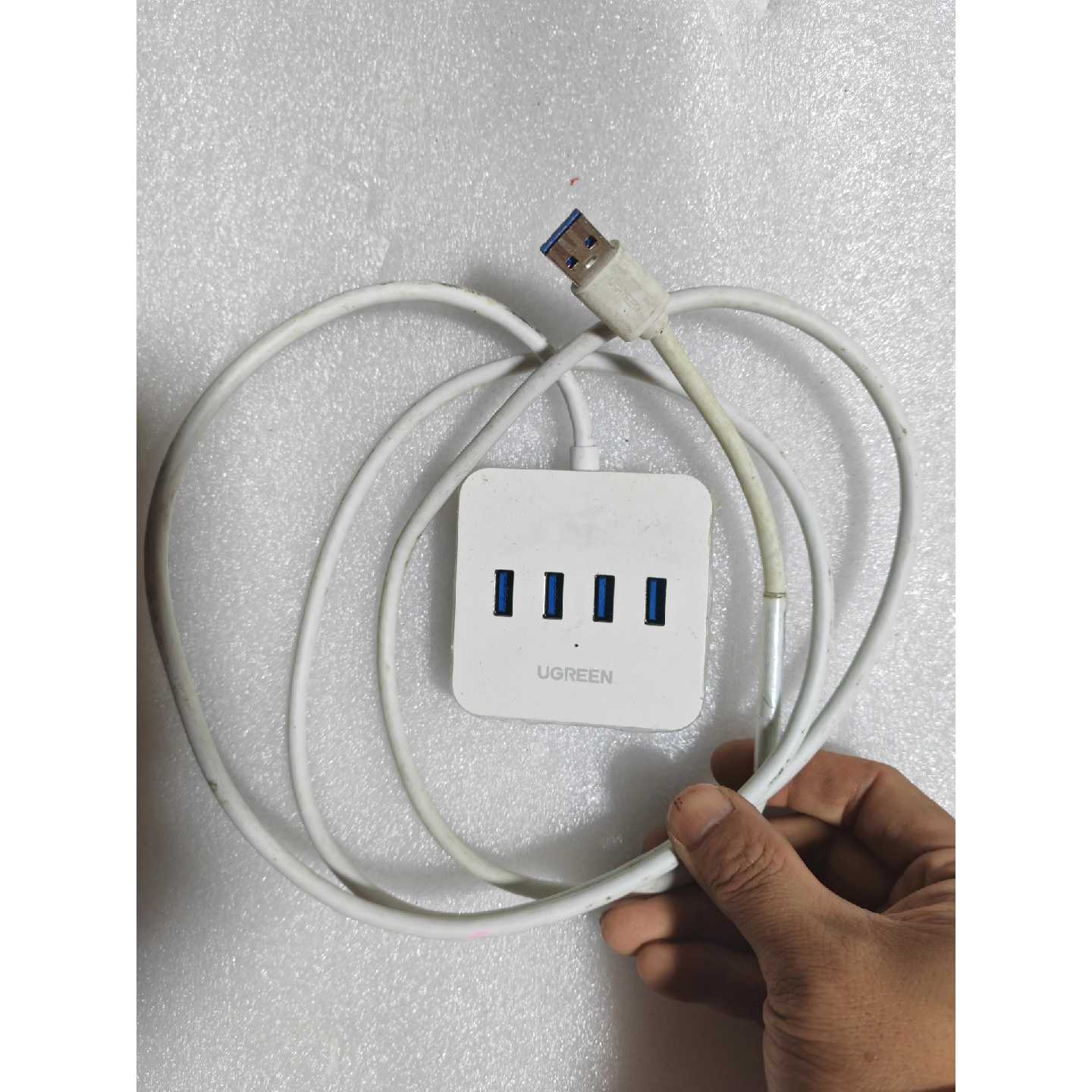 议价UGREEN绿联4口USB3.0集线器型号30221线长维修图片