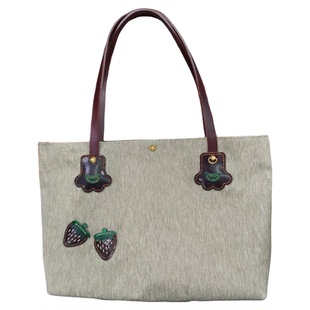胡椒盐刺绣事事如意文艺手提单肩包女布包民族风中国风