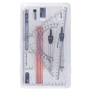 得力工程制图绘图工具机械制图工具套装包英雄工程制图绘图工具套装圆规尺子学生用机械建筑制图工具绘图仪