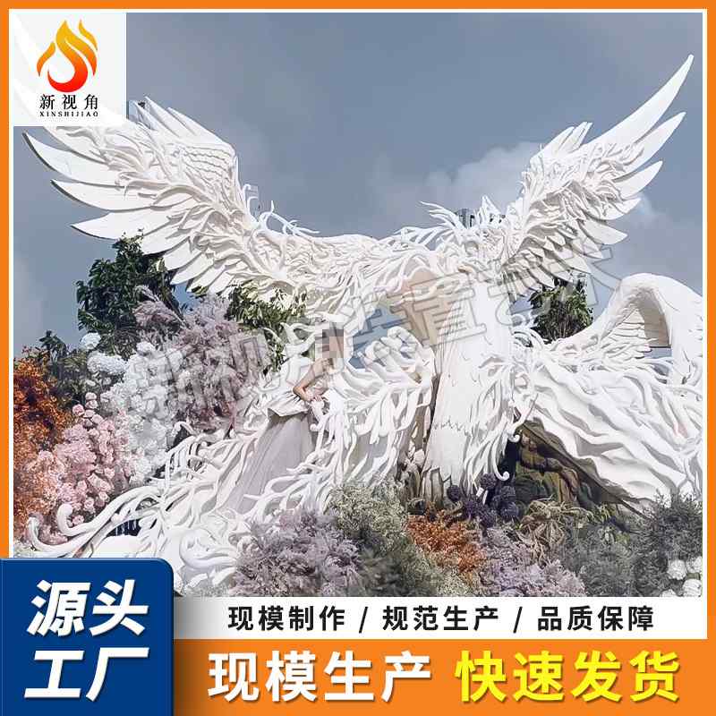 户外婚庆布景龙凤泡雕 场景布置泡沫雕塑 大型摆件落地婚庆道具