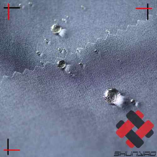 1舜尧防水防油防污超强防水防特氟龙纺三亚四面弹面料春布料