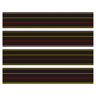 大号60*90cm英语四线三格磁性黑板贴 教学粉笔书写红线英语拼音磁铁磁贴单词短语长句小学初中教师教具软磁贴