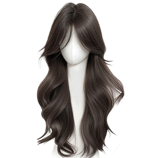 假发全头套女大波浪长卷发仿真发丝自然隐形高颅顶整顶一体假发套