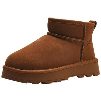 热风经典雪地靴短筒舒适棉鞋