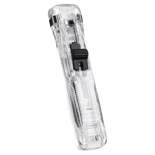 得力推夹器文件小夹子文具固定试卷神器订书机装订金属钉票据书本纸张办公用品推推夹书助推燕尾透明补充工具