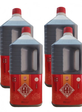 优级中国黄酒即墨黄酒老酒十年陈酿1.8L*4桶整箱焦香半甜青岛特产