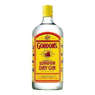 【进口】哥顿(Gordon’s)金酒750ml*1瓶南非洋酒杜松子格顿基酒