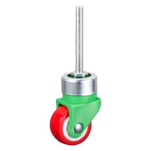 万向脚轮玻璃机械钢化炉设备专用聚氨酯防水丝杆M8M10磨边机设备