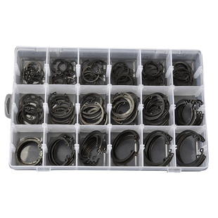 卡簧c型轴用卡环圈圆环孔挡圈e卡304不锈钢六角螺母弹垫圈平垫片