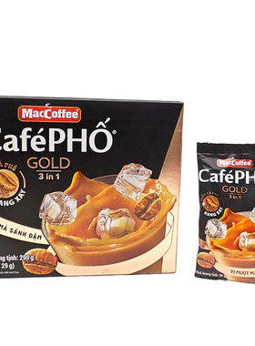 越南咖啡MacCoffee三合一浓香速溶咖啡原装金装冰奶咖啡正品代购