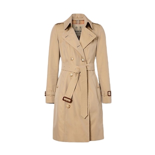 【24期免息】BURBERRY 女装 切尔西中长款 Trench 风衣多色