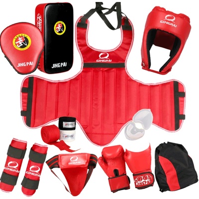 散打全套儿童搏击拳击护裆腿护具