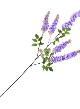 仿真阿勃勒紫藤花长枝串吊顶假花绢花垂吊花藤拍照藤蔓婚庆装饰花