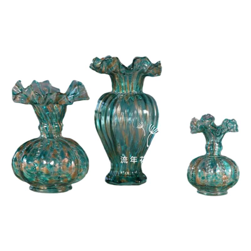 中古芬顿系列水养纯手工琉璃花瓶