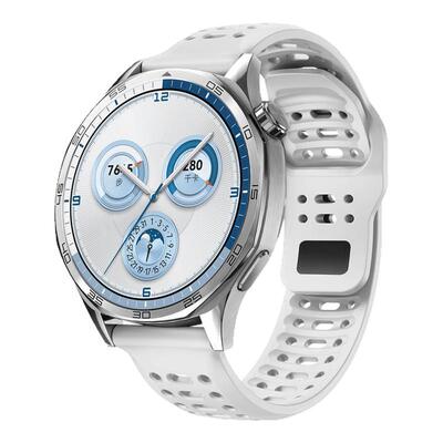 适用华为watch5透气氟橡胶手gt6/pro表带watchgt5pro腕表带watch4pro运动GT4智能GT3男士2pro高级buds女腕带